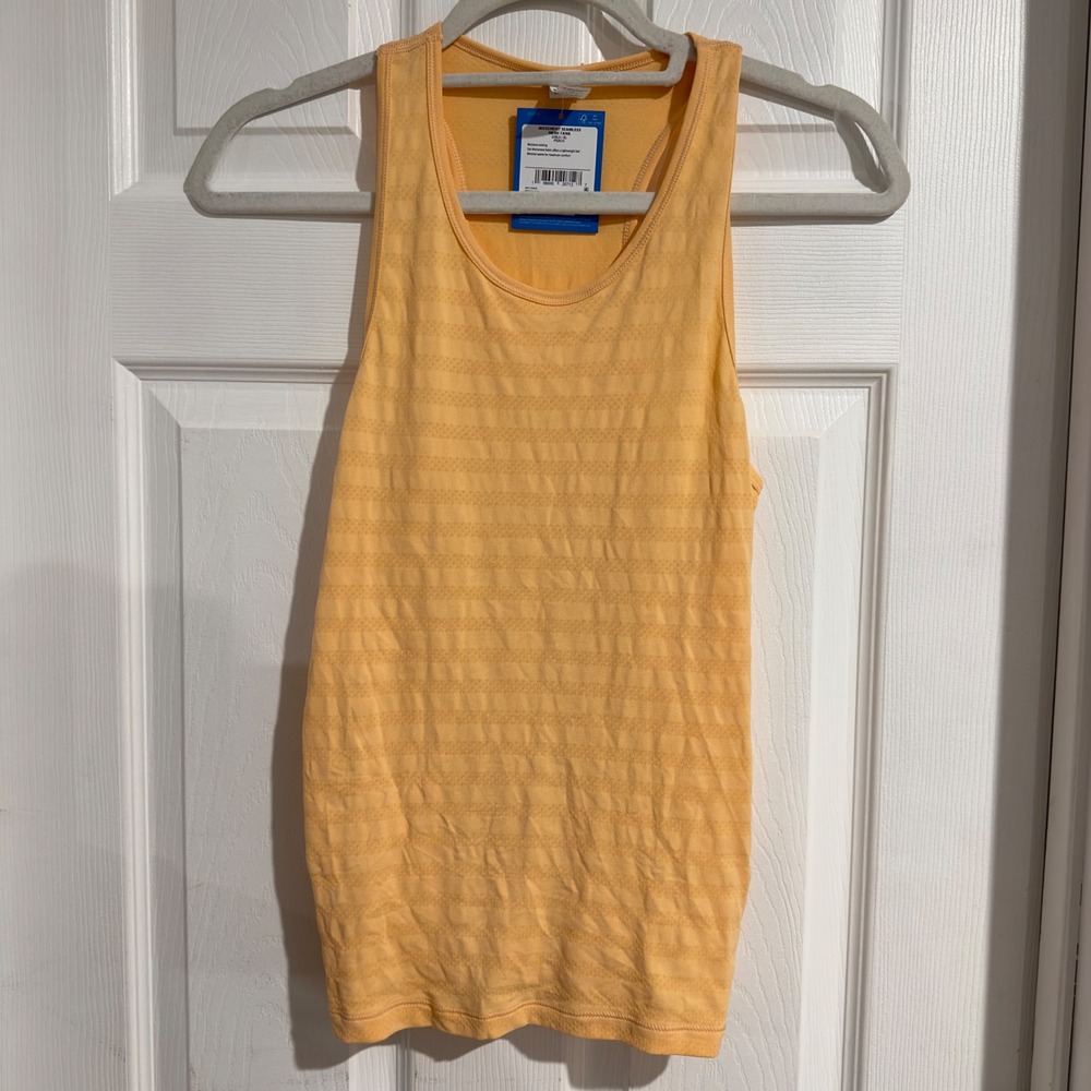 DSG Girls XL 16 Movement Seamless Mesh Tank Peach Racerback CKP11436CN NEW